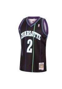 Mitchell & Ness - Koszulka NBA Charlotte Hornets Larry Johnson. Kolor: czarny. Sport: koszykówka #1