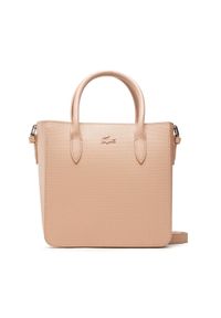 Lacoste Torebka S Shopping Bag NF3804KL Różowy. Kolor: różowy. Materiał: skórzane