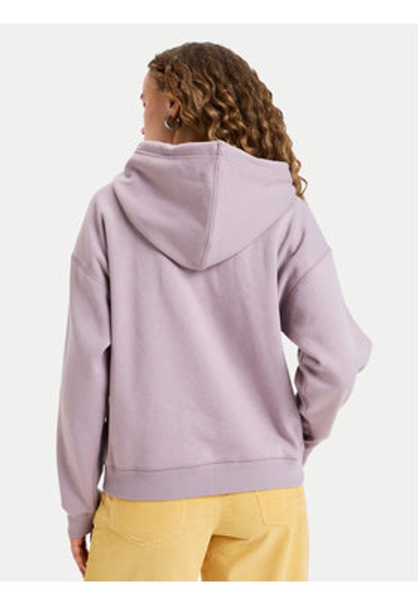 Roxy Bluza Perfect Place Brushed ERJFT05032 Fioletowy Regular Fit. Kolor: fioletowy. Materiał: bawełna