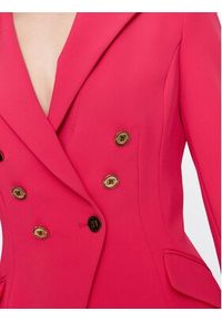 Elisabetta Franchi Marynarka GI-045-31E2-V560 Różowy Regular Fit. Kolor: różowy. Materiał: syntetyk #5