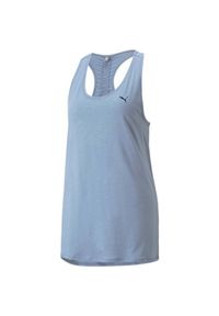 Puma - Tank Top treningowy damski PUMA Studio Foundation Relax. Kolor: niebieski