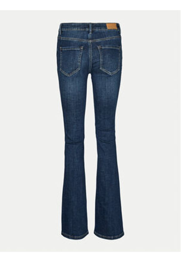 Vero Moda Jeansy Flash 10310511 Granatowy Flared Fit. Kolor: niebieski