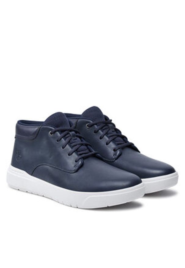 Timberland Sneakersy Seneca Bay Mid TB0A69M1EP11 Granatowy. Kolor: niebieski. Materiał: skóra