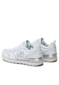 skechers - Skechers Sneakersy Goldn Gurl 111/WSL Biały. Kolor: biały. Materiał: materiał