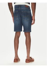 Hechter Paris Szorty jeansowe 26655 151362 Granatowy Regular Fit. Kolor: niebieski. Materiał: bawełna #4
