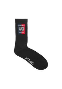 Jack & Jones - Jack&Jones Zestaw 5 par wysokich skarpet męskich 12237458 Kolorowy. Materiał: bawełna. Wzór: kolorowy #3