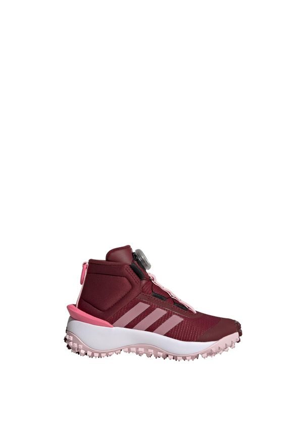 Adidas - Buty Fortatrail Kids. Kolor: różowy, wielokolorowy, czerwony. Materiał: materiał