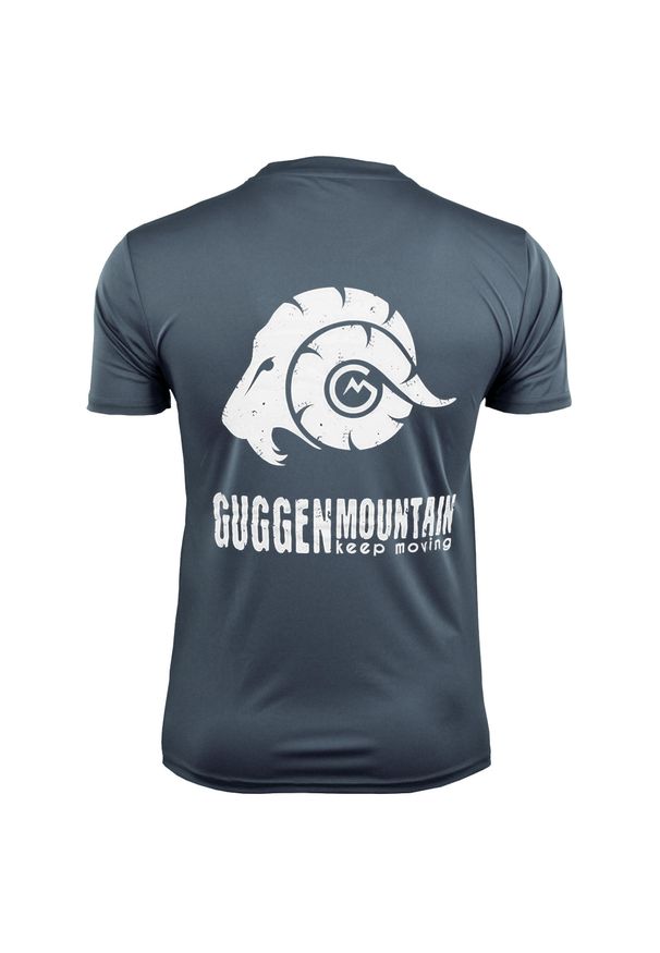 GUGGEN MOUNTAIN - Funkcjonalna koszula sportowa Outdoor Szybkoschnąca. Kolor: biały, wielokolorowy, szary. Materiał: poliester. Sport: outdoor