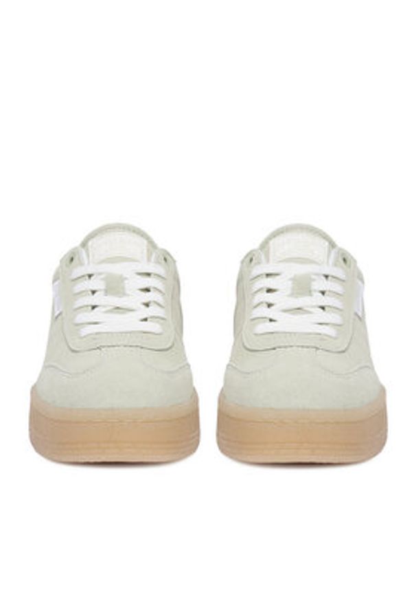 Guess Jeans Sneakersy CWBEO-V12-1219-25WC1051 Zielony jasny. Kolor: zielony. Materiał: zamsz, skóra