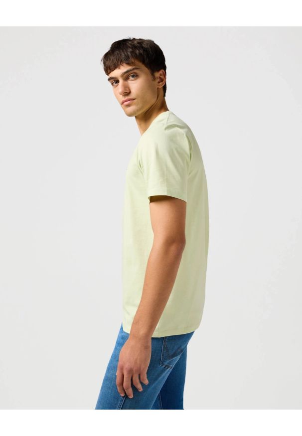 Wrangler - MESKA KOSZULKA WRANGLER SIGN OFF TEE SEAFOAM GREEN 112362681