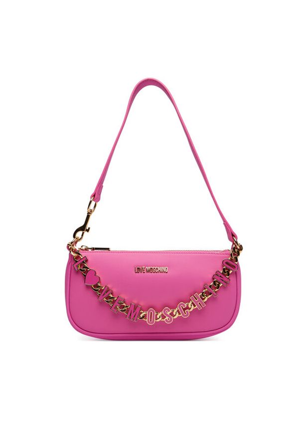 Love Moschino - LOVE MOSCHINO Torebka JC4154PP1OL1760A Różowy. Kolor: różowy. Materiał: skórzane