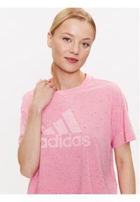 Adidas - adidas T-Shirt Future Icons Winners T-Shirt IC0496 Różowy Loose Fit. Kolor: różowy. Materiał: syntetyk
