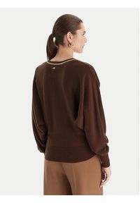 Marciano Guess Sweter 5BGR02 5782Z Brązowy Regular Fit. Kolor: brązowy. Materiał: syntetyk #5