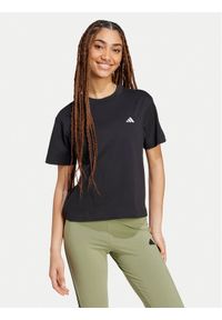 Adidas - adidas T-Shirt Essentials Small Logo JH3690 Czarny Slim Fit. Kolor: czarny. Materiał: bawełna