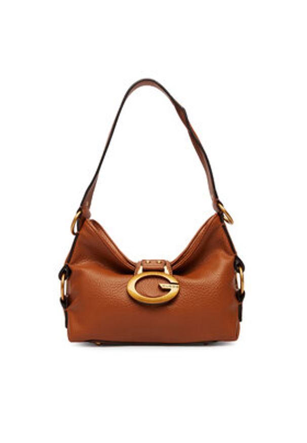 Guess Torebka Camden Mini HWBB93 08720 Brązowy. Kolor: brązowy. Materiał: skórzane