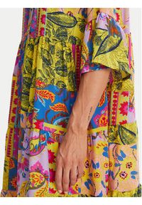 Iconique Sukienka letnia IC25-124 Kolorowy Relaxed Fit. Materiał: syntetyk. Wzór: kolorowy. Sezon: lato