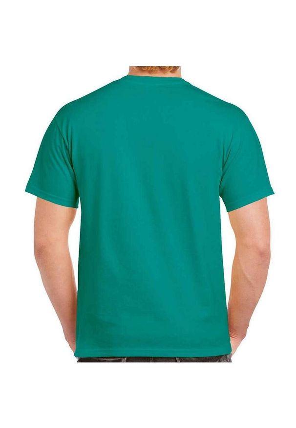 GILDAN - Ultra Bawełniana Koszulka Unisex Dla Dorosłych. Kolor: zielony. Materiał: bawełna