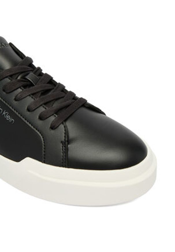 Calvin Klein Sneakersy Chunky Cupsole Laceup Lth Bt Aop YW0YW02036 Czarny. Kolor: czarny. Materiał: skóra