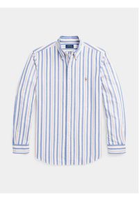 Polo Ralph Lauren Koszula 710928920003 Niebieski Custom Fit. Typ kołnierza: polo. Kolor: niebieski. Materiał: bawełna