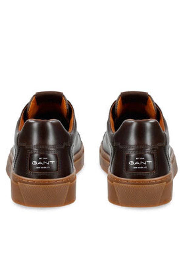 GANT - Gant Sneakersy 31631023 Brązowy. Kolor: brązowy. Materiał: skóra