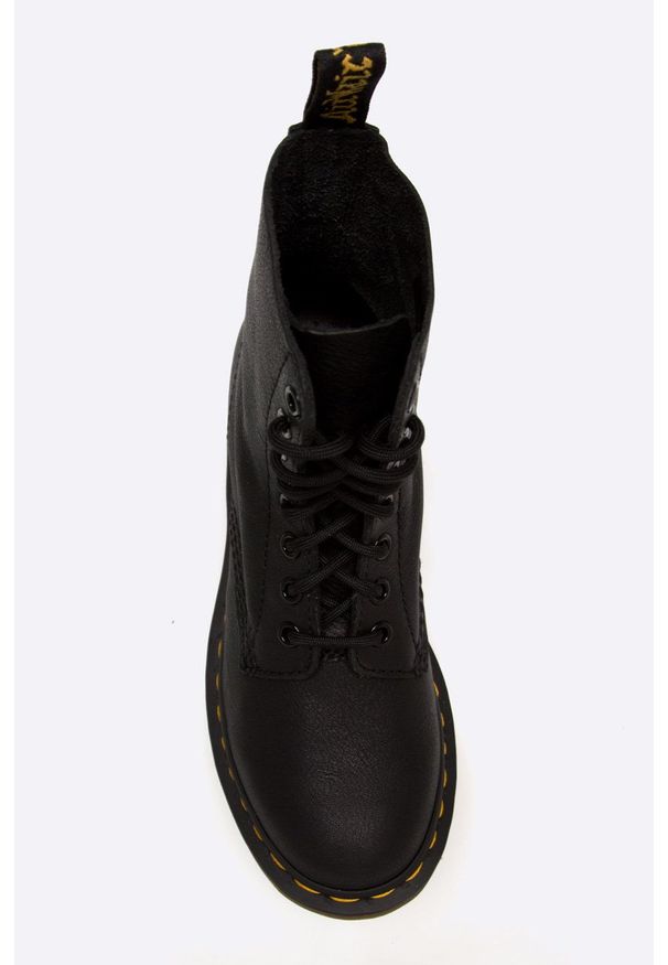 Dr. Martens - Dr Martens - Buty Pascal Virginia. Nosek buta: okrągły. Zapięcie: sznurówki. Kolor: czarny