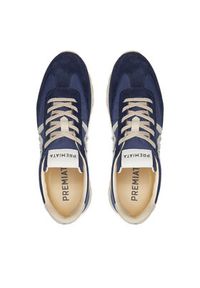 Premiata Sneakersy Johnlow VAR 6796G Granatowy. Kolor: niebieski. Materiał: materiał #4