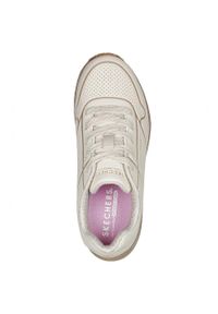 skechers - Adidasy Skechers Uno Gen1 - Cool Heel, Dzieci. Kolor: beżowy. Materiał: syntetyk, materiał