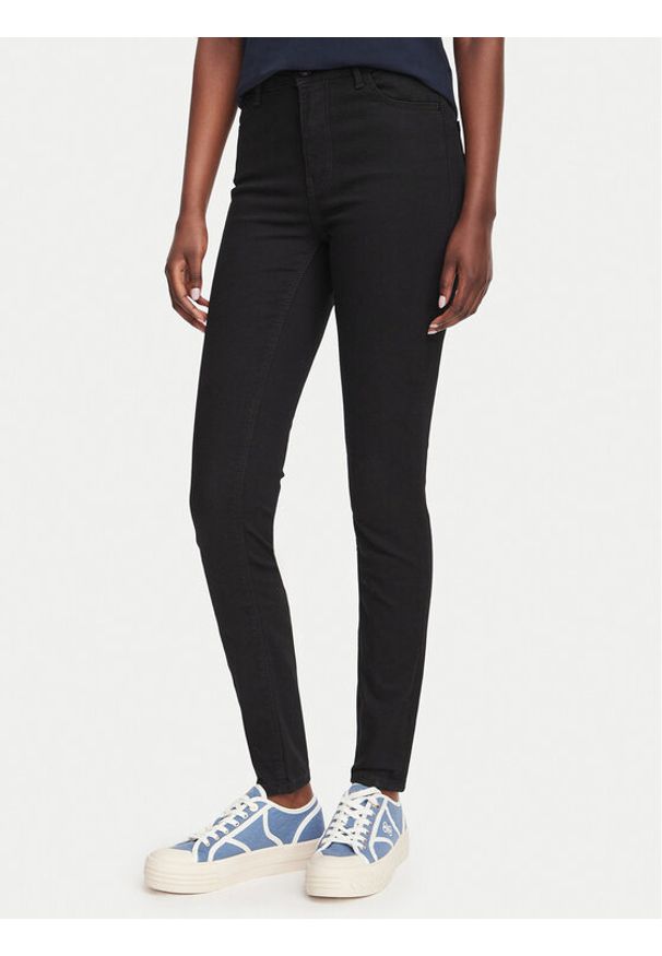 Guess Jeansy W6YA46 D1540 Czarny Skinny Fit. Kolor: czarny