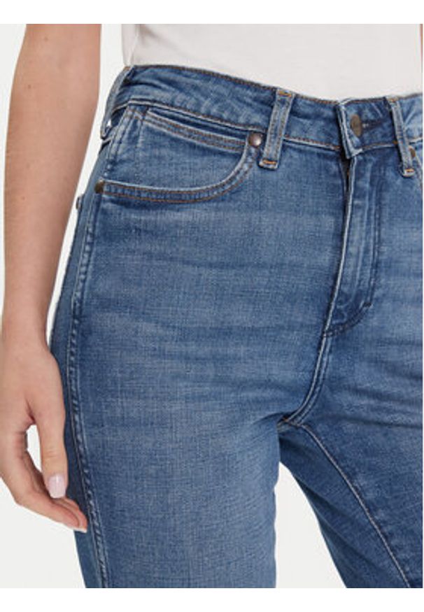 Wrangler Jeansy Cowboy 112371166 Niebieski Straight Fit. Kolor: niebieski