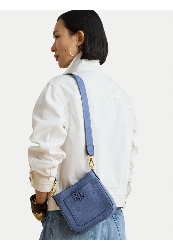 Lauren Ralph Lauren - LAUREN RALPH LAUREN Torebka 431982184007 Niebieski. Kolor: niebieski. Materiał: skórzane