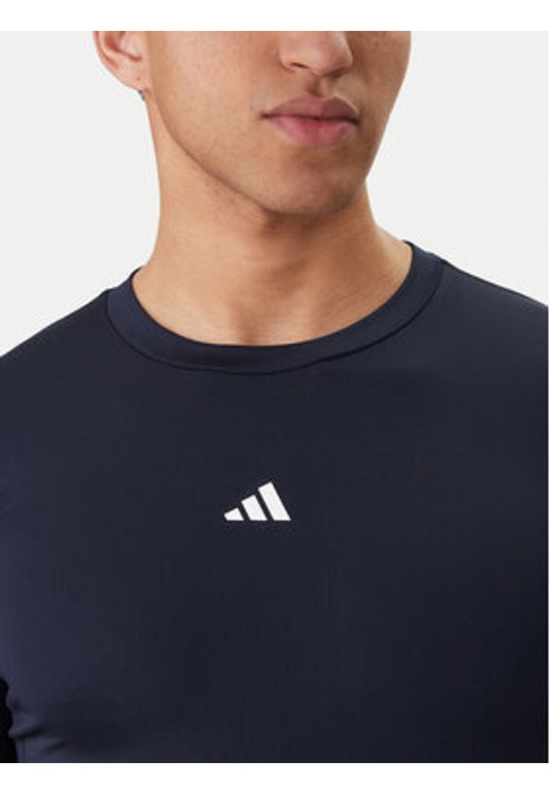 Adidas - adidas Koszulka techniczna TECHFIT Compression Training JX2561 Granatowy Slim Fit. Kolor: niebieski. Materiał: syntetyk. Technologia: Techfit (Adidas)