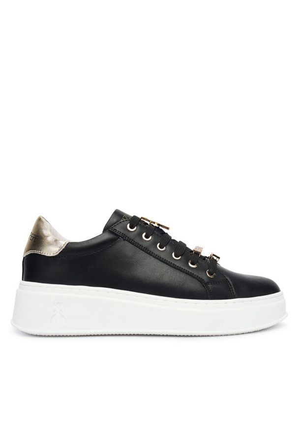 Patrizia Pepe Sneakersy PPJ905.31 Czarny. Kolor: czarny. Materiał: skóra
