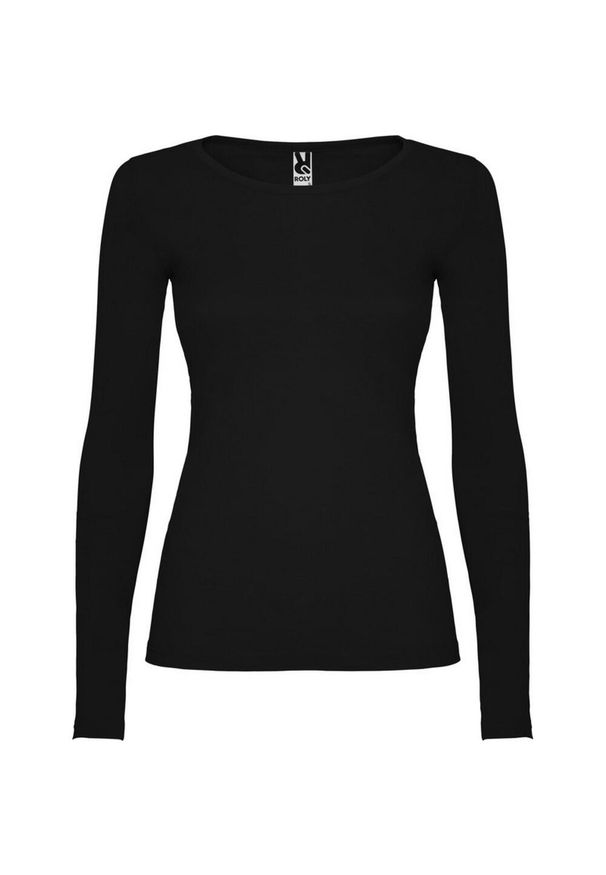 ROLY - Damska Koszulka Z Długim Rękawem Extreme. Kolor: czarny. Długość rękawa: długi rękaw. Długość: długie. Sport: turystyka piesza