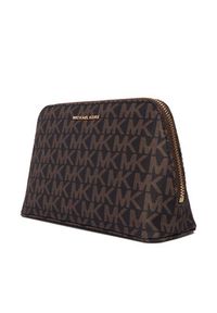 Michael Kors Kosmetyczka 32R6GJ6T5C Brązowy. Kolor: brązowy. Materiał: materiał #3