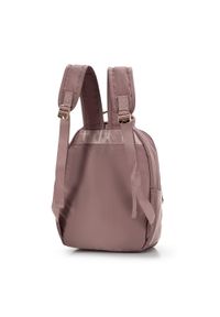 Wittchen - Damski plecak nylonowy z kieszeniami bocznymi. Kolor: różowy. Materiał: nylon. Styl: elegancki #4