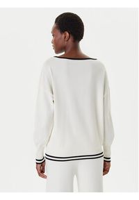 Liu Jo Sport Sweter TF5206 MS63L Écru Regular Fit. Materiał: syntetyk, wiskoza. Styl: sportowy #5