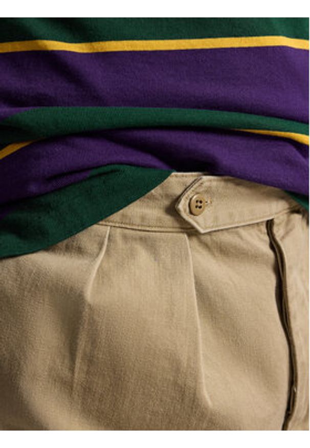 Polo Ralph Lauren Szorty materiałowe 710B20886003 Khaki Relaxed Fit. Kolor: brązowy. Materiał: bawełna