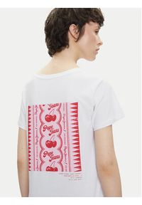 Pepe Jeans T-Shirt Rosey PL506070 Biały Regular Fit. Kolor: biały. Materiał: bawełna #5