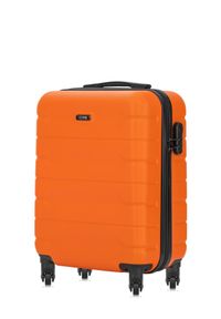 Ochnik - Komplet walizek na kółkach 19''/24''/28''. Kolor: pomarańczowy. Materiał: materiał, poliester, guma #6