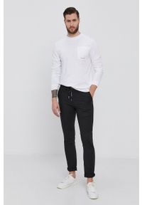 Calvin Klein Jeans - Longsleeve. Okazja: na co dzień. Kolor: biały. Długość rękawa: długi rękaw. Styl: casual #2