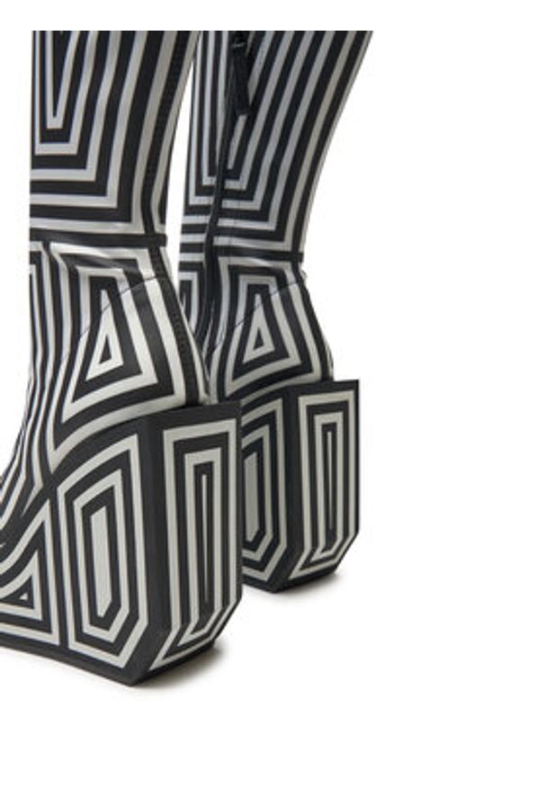 United Nude Kozaki Wa Long Boot Hi 1087851082 Szary. Kolor: szary. Materiał: materiał