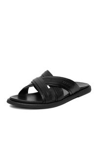 Gino Rossi - GINO ROSSI Klapki CEO-MARCELLO-11 MB Czarny. Kolor: czarny. Materiał: skóra #6