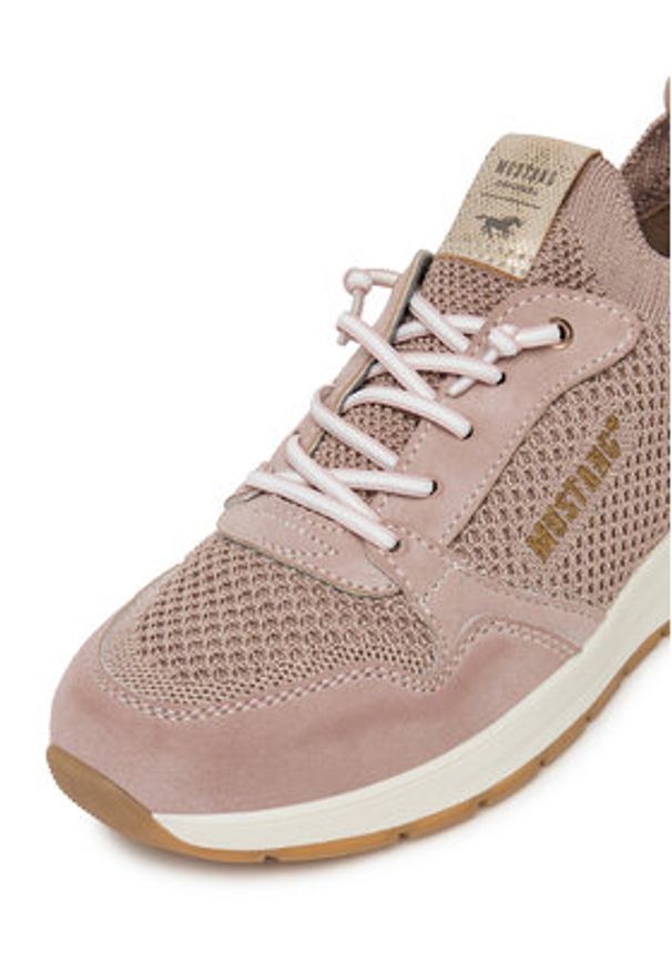 Mustang Sneakersy 1487-301 Różowy. Kolor: różowy. Materiał: syntetyk, materiał