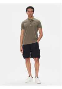 Aeronautica Militare Polo 251PO1852J677 Khaki Regular Fit. Typ kołnierza: polo. Kolor: brązowy. Materiał: bawełna #5