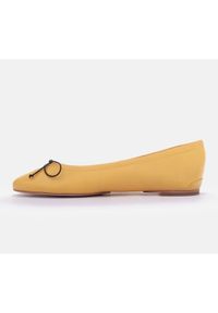 Marco Shoes Baletki Passo żółte. Zapięcie: sznurówki. Kolor: żółty #8