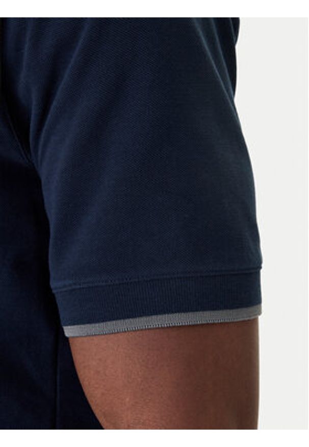 Aeronautica Militare Polo 261PO1308UP00082 Granatowy Regular Fit. Typ kołnierza: polo. Kolor: niebieski. Materiał: bawełna