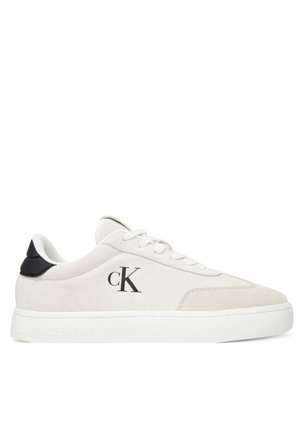Sneakersy Calvin Klein Jeans. Kolor: biały