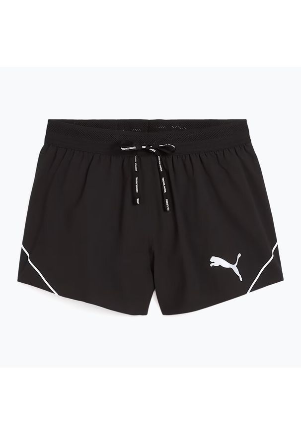 Puma - Spodenki do biegania damskie PUMA Raceday Ultrawave 3" Split. Kolor: czarny. Sport: bieganie