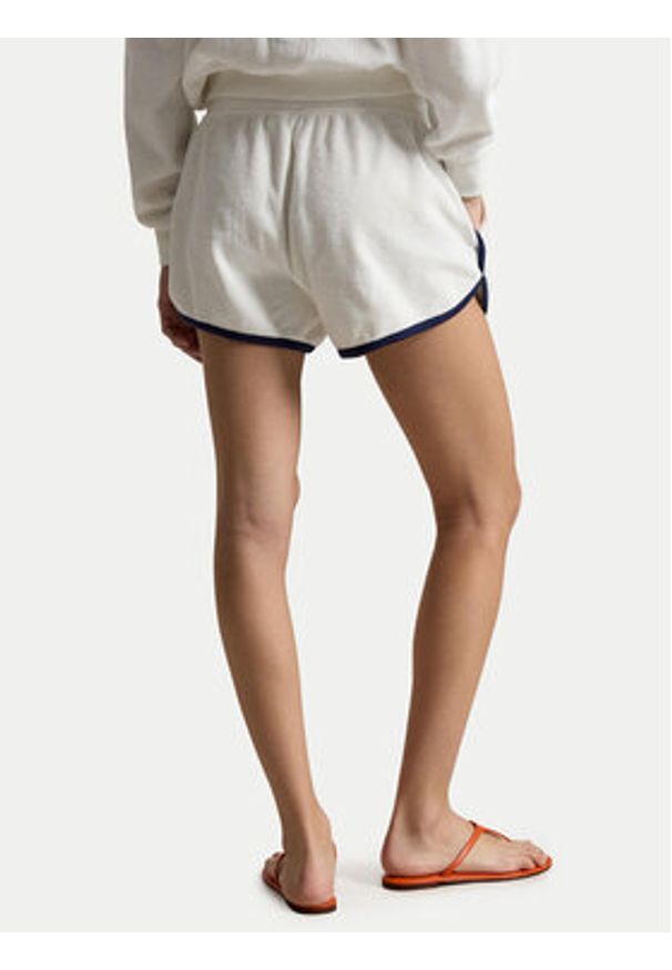 Polo Ralph Lauren Szorty sportowe 211A12956003 Biały Relaxed Fit. Kolor: biały. Materiał: bawełna