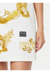 Versace Jeans Couture Sukienka codzienna 76HAO99P Biały Regular Fit. Okazja: na co dzień. Kolor: biały. Materiał: bawełna. Typ sukienki: proste. Styl: casual